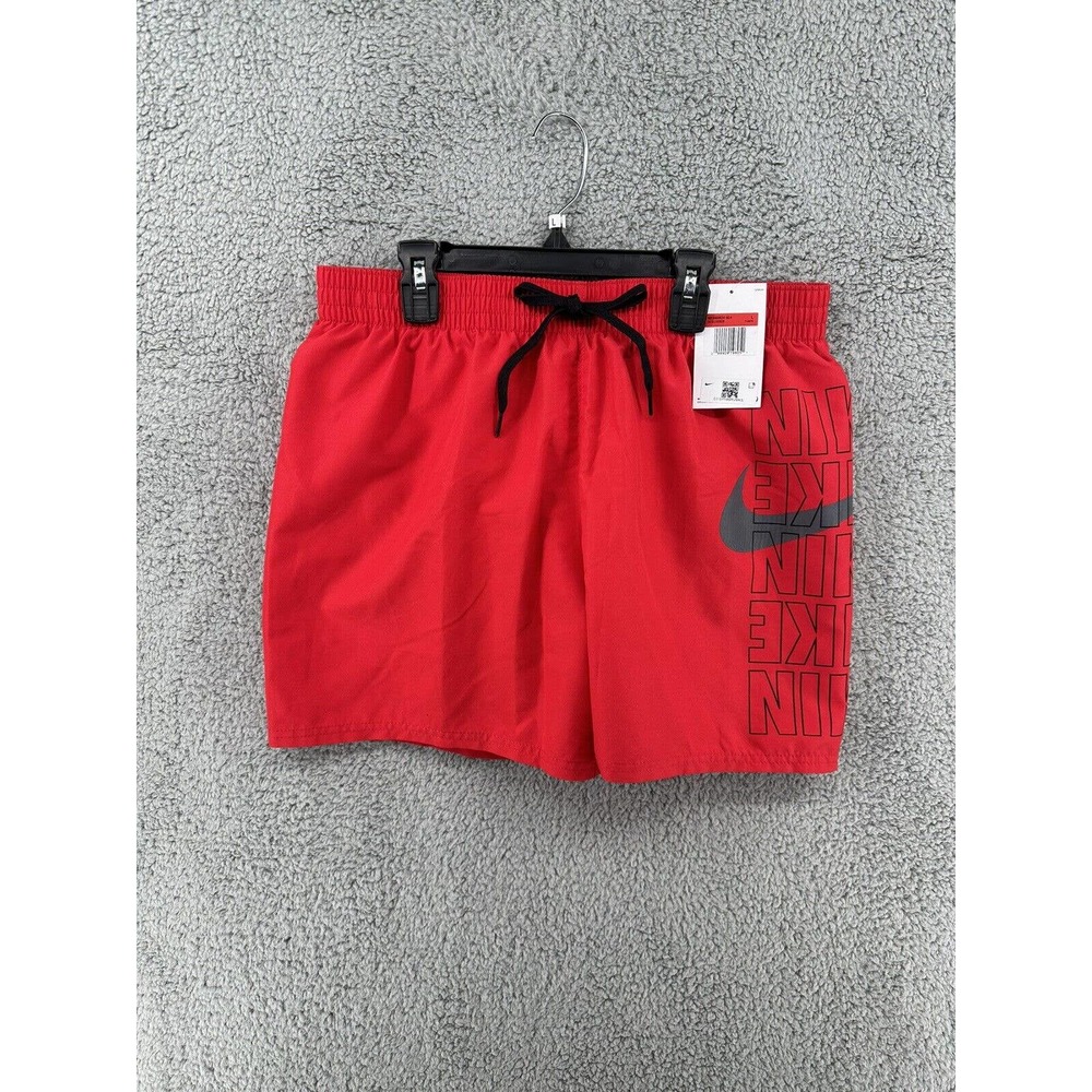 NIKE Red Swim Trunk‎ Swimwear Men’s Sz Large